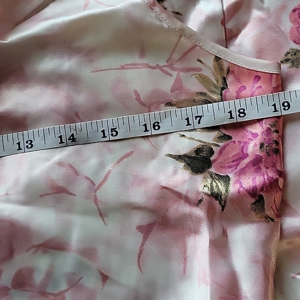 Private Luxuries Vintage Floral Pink and Cream lace Size M - Picture 9 of 10
